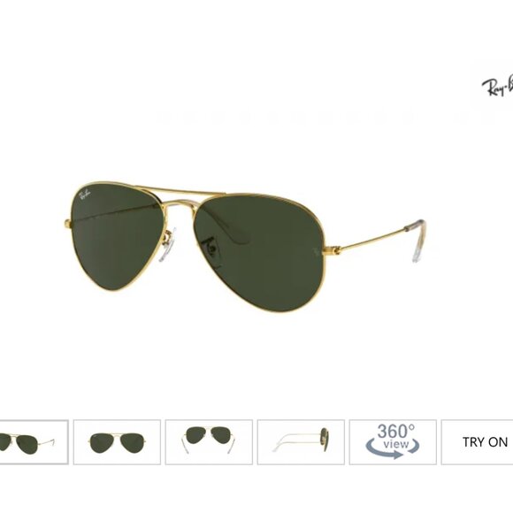 Ray-Ban RB3025 AVIATOR LARGE METAL + CASE main image 5